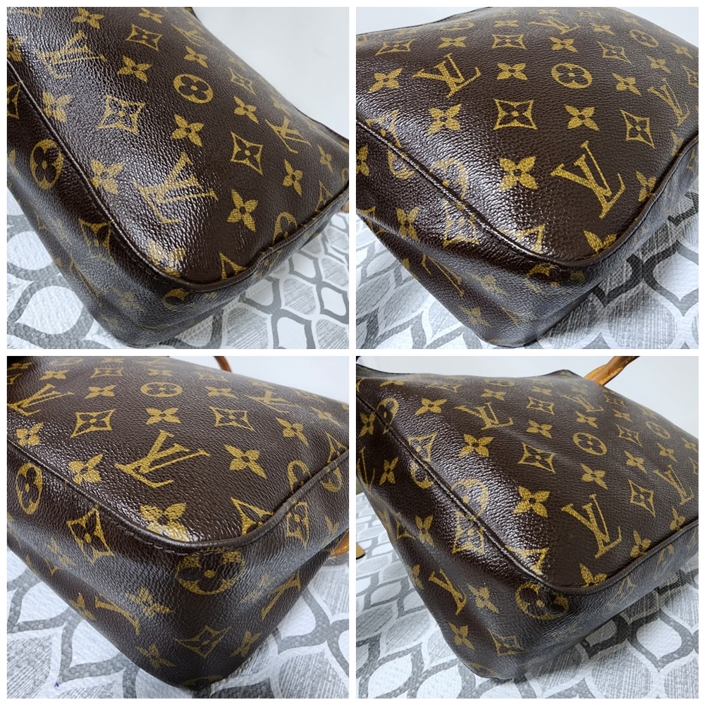 LOUIS VUITTON Monogram Canvas Looping MM Shoulder Bag Brown - Picture 13 of 15